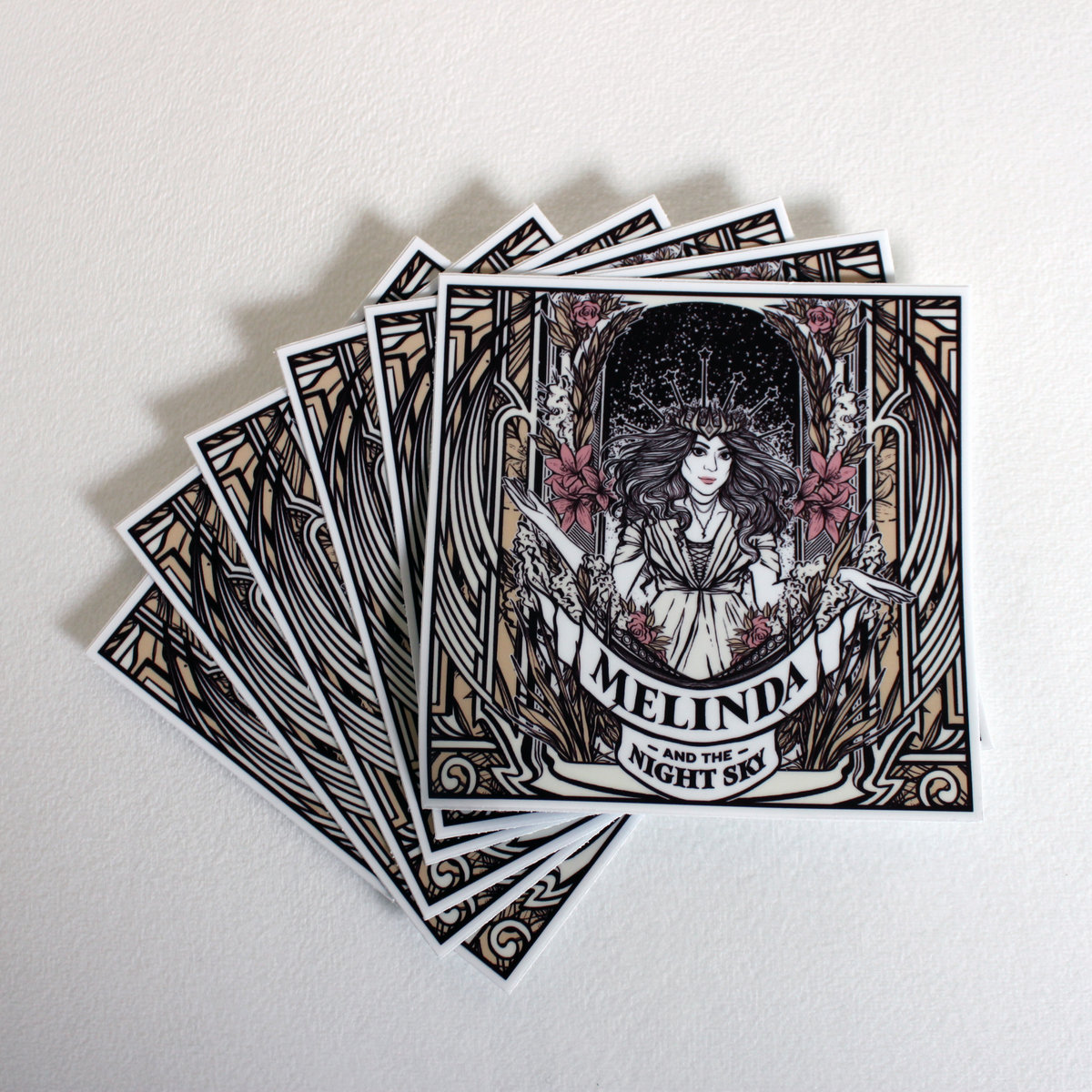 Melinda and the Night Sky Sticker